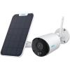 imageREOLINK Argus EcoSolar Panel 2K 3MP Solar Security Camera Outdoor for Home Surveilance Night Vision HumanCar Smart Detection 24G WiFi No Subscription Home Hub Compatible Local StorageWhite