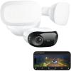 imageREOLINK Elite Floodlight WiFi 4K 8MP 180 Panoramic Wired Floodlight Camera Adjustable 3000 Lumens Local AI Video Search DualBand WiFi 6 247 Recording No Monthly Fees 100200V AC Hardwired