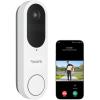 imageREOLINK Wireless 2K Battery Video Doorbell Camera 150x150 HeadtoToe View 245 GHz WiFi Battery or Wired Power Options TwoWay Talk PersonVehiclePackage DetectionChime not IncludedWhite