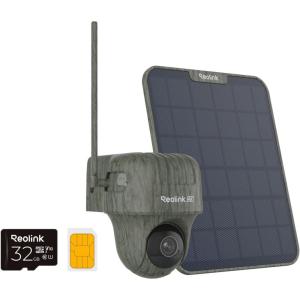 imageREOLINK 4K Cellular Trail Camera 3G4G LTE 360 4K HD Full View 32GB SDSIM Card Included Animal Recognition NoGlow IR Smart Motion Activated Go Ranger PTSolar Panel Updated Version