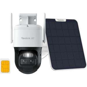 imageREOLINK 4K Dual Lens Cellular Security Camera 4G LTE Auto Tracking No WiFi Solar Powered SIM Card Included 6X Hybrid Zoom 8MP Color Night Vision Motion Alert TrackMix LTE  SP Updated Version