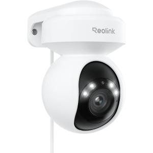 imageREOLINK 4K Outdoor Plugin WiFi 6 Security Camera PTZ Camera for Home Security WiFi 6 New Tech Motion Tracking Smart Detection 3X Optical Zoom Motion Spotlight Local Storage E1 Outdoor Pro