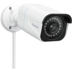 imageREOLINK 4K8MP Wired Security PoE IP Camera HumanVehiclePet Detection TimeLapse 100ft IR Night Vision Work with Smart Home Up to 512GB microSD Card OutdoorIndoor Surveillance RLC810AWhite