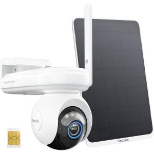 imageREOLINK Altas Go PT 4G LTE Solar Cellular Security Camera Wireless Outdoor 360 247 Recording 10s PreRecord for Home Security 2K ColorX Night Vision Smart Detection Large Battery w12W SP