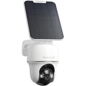 imageREOLINK Security Camera Wireless Outdoor Pan Tilt Solar Powered 5MP 2K Color Night Vision 245GHz WiFi Works with Smart Home for Surveillance Home Hub Compatible Argus PT  Solar Panel4K 8MP