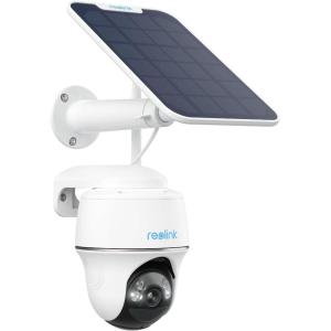 imageREOLINK Security Camera Wireless Outdoor Pan Tilt Solar Powered 5MP 2K Color Night Vision 245GHz WiFi Works with Smart Home for Surveillance Home Hub Compatible Argus PT  Solar Panel5MP