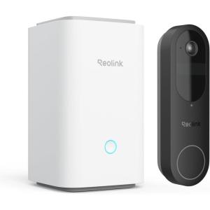 imageREOLINK Video Doorbell  Home Hub 2K DualBand WiFi Battery Doorbell with 150x150 View Battery or Wired Powered PersonVehiclePackage Detection TwoWay Talk Local Storage No Monthly Fee