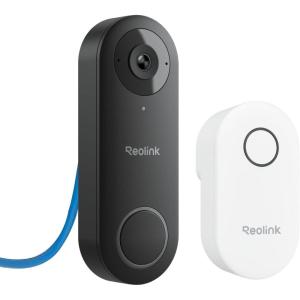 imageREOLINK Video Doorbell PoE Camera  2K IP Security Camera Outdoor with Chime V2 43 Aspect Ratio 180 Degree Diagonal 2Way Talk Plug ampamp Play Secured Local Storage No Monthly Fee