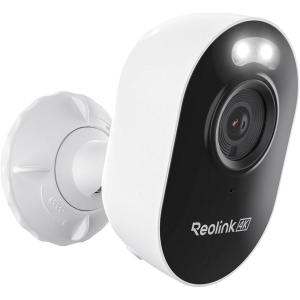 imageREOLINK Wireless Outdoor Security Camera Lumus 2K Upgraded 4MP Spotlight Color Night Vision 245GHz DualBand WiFi Plug in Camera Smart PersonVehicleAnimal Detection TwoWay Talk Local Storage4K  White