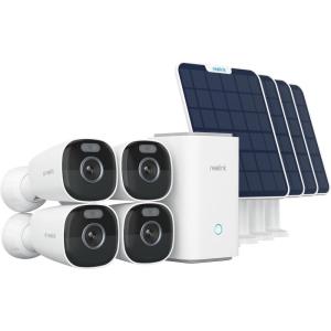 imageReolink 4K8MP Solar Security Camera Wireless Outdoor Color Night Vision Outside Home Surveillance 245GHz WiFi SolarBattery Powered HumanCarAnimal Detection No Extra Fee Argus Eco Ultra Kit4 Cam Kit