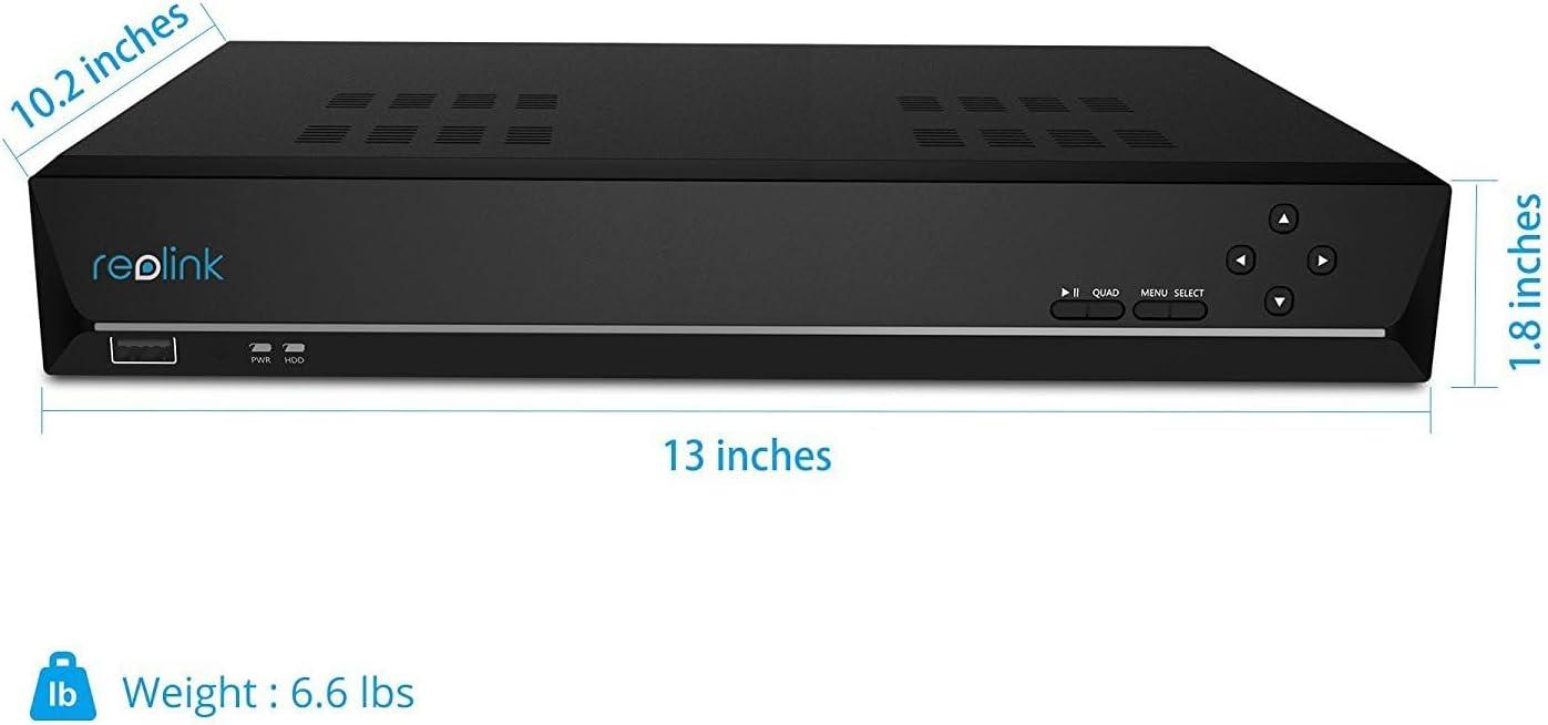 imageREOLINK 16CH Network Video Recorder for Home Security Camera SystemOnly Work with 16MP12MP4K8MP5MP4MP The Same Brand PoE IP Cam247 Recording to PreInstalled 4TB Hard DriveRLN16410