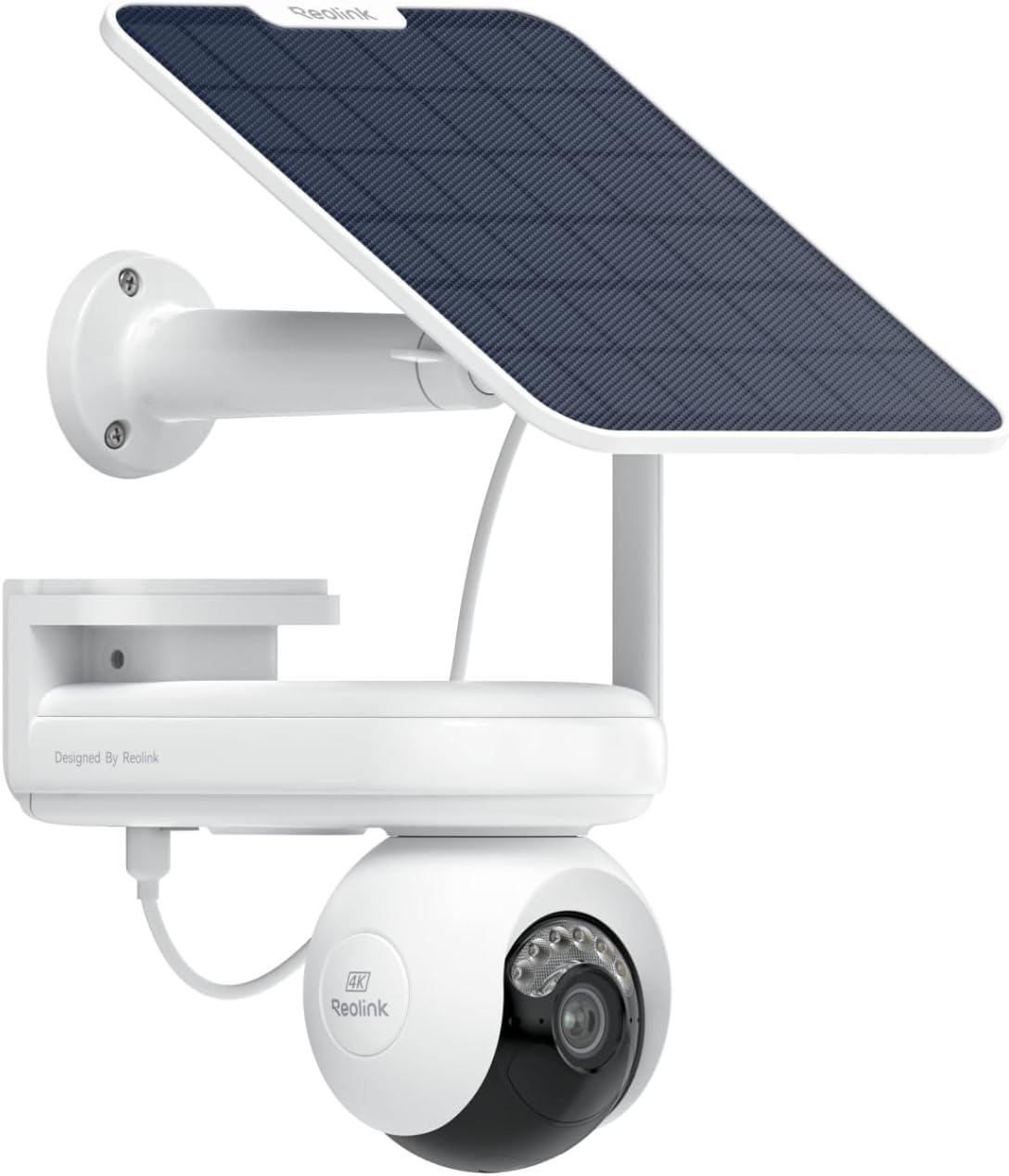 imageREOLINK Altas PT Ultra  6W Solar Panel ampamp SD Card 128GB  4K Solar Security Cameras Wireless Outdoor 10s PreRecord 500 Days Battery Life ColorX Night Vision Home Hub Compatible