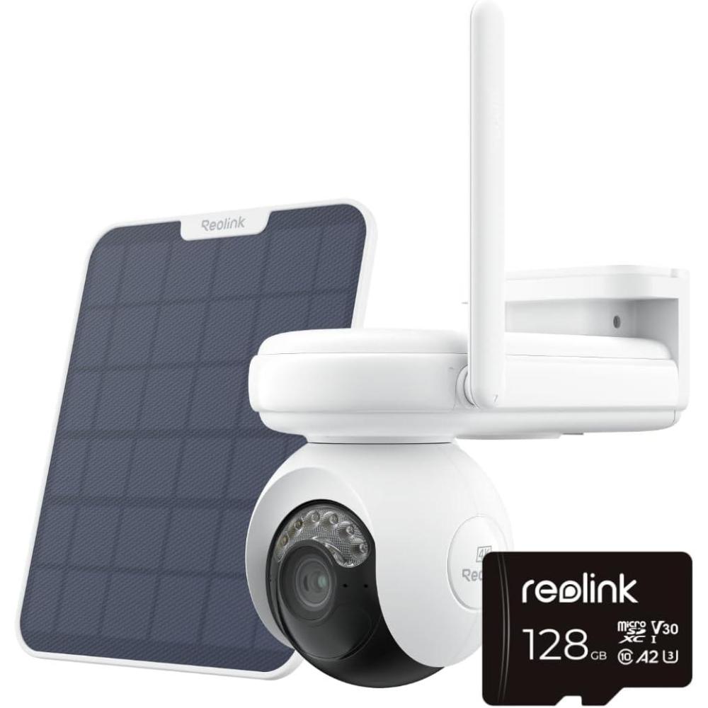 imageREOLINK Altas PT Ultra  6W Solar Panel ampamp SD Card 128GB  4K Solar Security Cameras Wireless Outdoor 10s PreRecord 500 Days Battery Life ColorX Night Vision Home Hub Compatible