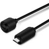 image45m Reolink Solar Panel Extension Cable Micro USB Extension Cable for Reolink Solar PanelsBlack