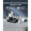 imageREOLINK 12CH Wireless Security Camera System 4pcs E1 Pro 4MP Indoor WiFi Camera with Auto Tracking Smart Detection 245 GHz Bundle 1x Reolink 4K 12CH WiFi NVR RLN12W with Builtin 2TB HDD