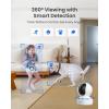 imageREOLINK 12CH Wireless Security Camera System 4pcs E1 Pro 4MP Indoor WiFi Camera with Auto Tracking Smart Detection 245 GHz Bundle 1x Reolink 4K 12CH WiFi NVR RLN12W with Builtin 2TB HDD
