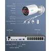 imageREOLINK 12MP Business Security Camera System 16pcs H265 12MP IP Camera Wired Color Night Vision Person Vehicle Pet Detection TwoWay Talk 16CH NVR 4TB HDD RLK161200B8A Bundle