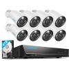 imageREOLINK 12MP Business Security Camera System 16pcs H265 12MP IP Camera Wired Color Night Vision Person Vehicle Pet Detection TwoWay Talk 16CH NVR 4TB HDD RLK161200B8A Bundle