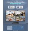 imageREOLINK 12MP Business Security Camera System RLK161200D8A Bundle 16pcs H265 12MP IP Camera Wired Person Vehicle Pet Detection TwoWay Talk Color Night Vision 4TB HDD 16CH NVR
