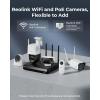 imageREOLINK 4K 16CH WiFi NVR with WiFi 6 and 245 GHz DualBand WiFi Builtin 2TB HDD Support 16MP12MP8MP5MP4MP Reolink Cameras 247 Recording Home Security Camera System Not PoE Ports RLN12WBlack