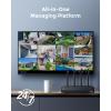 imageREOLINK 4K 16CH WiFi NVR with WiFi 6 and 245 GHz DualBand WiFi Builtin 2TB HDD Support 16MP12MP8MP5MP4MP Reolink Cameras 247 Recording Home Security Camera System Not PoE Ports RLN12WBlack