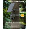 imageREOLINK 4K 4G LTE 360 Cellular Trail Camera Outdoor 128GB SD Card 4Pack 8MP HD View NoGlow IR 32GB SDSIM Card Included Animal Recognition Smart Motion Activated Go Ranger PTSolar Panel 2