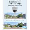 imageREOLINK 4K 8MP 180 DualLens PoE IP Camera IK10 VandalProof PersonVehicleAnimal Detection Spotlight Color Night Vision 2 Way Talk IP67 Weatherproof No PT Supported Duo 2V PoE