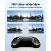 imageREOLINK 4K 8MP 180 Panoramic Security Camera with DualLens 245GHz DualBand WiFi 6 Motion Track Up to 512GB microSD Card Storage Plugin Power Color Night Vision Reolink Elite WiFi