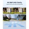 imageREOLINK 4K 8MP 180 Panoramic Security Camera with DualLens 245GHz DualBand WiFi 6 Motion Track Up to 512GB microSD Card Storage Plugin Power Color Night Vision Reolink Elite WiFi