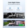 imageREOLINK 4K 8MP 180 Panoramic Security Camera with DualLens 245GHz DualBand WiFi 6 Motion Track Up to 512GB microSD Card Storage Plugin Power Color Night Vision Reolink Elite WiFi