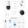 imageREOLINK 4K 8MP DualBand WiFi 6 PTZ Security Camera with 5X Optical Zoom HighSpeed 360 Pan ampamp 90 Tilt Auto Tracking ColorInfrared Night Vision Smart Detection RLC823S1W