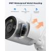 imageREOLINK 4K Home Security Camera 245GHz WiFi Outdoor Camera Plugin Power DC 12V1A HumanVehiclePet Detection Color Night Vision TwoWay Talk 247 Recording IP67 Waterproof RLC810WA