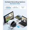 imageREOLINK 4K PTZ Outdoor Camera PoE IP Home Security Surveillance 5X Optical Zoom Auto Tracking Spotlights Color Night Vision Two Way Talk Up to 256GB microSD Card Not Included RLC823A