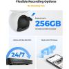 imageREOLINK 4K PTZ Outdoor PoE IP Camera with 3X Optical Zoom 355 Pan ampamp 50 Tilt Auto Tracking Color Night Vision HumanVehiclePet Detection 2 Way Talk E1 Outdoor PoE