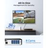 imageREOLINK 4K PTZ Surveillance System 2Pcs 4K PoE Security Cameras with 3D 5X Optical Zoom RLC823S1 Bundle with 8CH NVR RLN8410 Secure 247 Local Storage Auto Tracks HumanVehiclePet