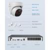 imageREOLINK 4K PoE Security Camera System 8pcs PersonVehicle Detection IP Cameras 16CH NVR with 4TB HDD Bundle with 1pcs 16MP DualLens Duo 3 PoE