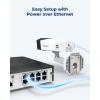 imageREOLINK 4K PoE Security Camera System 8pcs PersonVehicle Detection IP Cameras 16CH NVR with 4TB HDD Bundle with 2X Outdoor DualLens IP Camera Duo 2 PoE