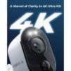 imageREOLINK 4K Security Wireless Outdoor Camera SolarBattery Powered 8MP Color Night Vision AI Detection Home Surveillance 5G24GHz WiFi Local Storage No Subscription Argus 3 Ultra6W Solar Panel