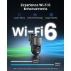 imageREOLINK 4K Wired WiFi Outdoor Camera 8MP Dual Lens Security Camera 360 PTZ Camera Auto Tracking 245GHz WiFi Smart PersonVehicle Detection 6X Hybrid Zoom Color Night Vision TrackMix WiFi