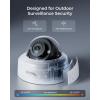 imageREOLINK 4K8MP PoE IP Security Camera Turret Surveillance Color Night Vision with 3000K Spotlights IK10 Vandal Proof HumanVehiclePet Detection up to 512GB microSD Card RLC840A No PT Support