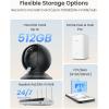 imageREOLINK 5MP Indoor Security Camera E1 ProE1 ProB plugin Camera Support 245 GHz WiFi 360 Degree BabyDog Monitor with Auto Tracking PersonPet Detection Night Vision 2 Way Audio Local Storage