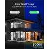 imageREOLINK 5MP PoE Outdoor Security Cameras Color Night Vision IK10 VandalProof Smart Detection 8xRLC540A with 1x 4K 16 Channel PoE NVR RLN16410 PreInstalled 4TB HDD
