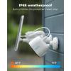 imageREOLINK 5MP Solar Security Cameras Outdoor Wireless Spotlight Color Night Vision 24G5Ghz WiFi Home Surveillance SolarBattery Powered HumanCar Detection Local Recording Argus 3 Pro KitWhite