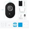imageREOLINK 5MP Solar Security Cameras Outdoor Wireless Spotlight Color Night Vision 24G5Ghz WiFi Home Surveillance SolarBattery Powered HumanCar Detection Local Recording Argus 3 Pro KitWhite
