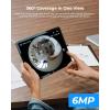 imageREOLINK 6MP PoE IP Fisheye Camera with 360 View Surveillance for HomeOffice Security Smart Human Detection Two Way Talk CeilingWallDesk Mount Multiple Panoramic Display Views FEPWhiteWhite