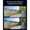 imageREOLINK ColorX Outdoor Security Camera with True Color Night Vision 2K 4MP QHD 5GHz24GHz WiFi 5 F10 Super Aperture Advanced 118 Sensor Smart Detection DC 12V1A Power Supply CX410W