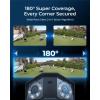 imageREOLINK Duo 3 PoE 16MP UHD DualLens Security Camera with 180 Panoramic View Motion Track F16 Color Night Vision 4X Duo 3 PoE Bundle with POE NVR RLN8410 8CH Video Recorde