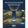 imageREOLINK Duo 3V PoE 16MP UHD DualLens PoE Security Camera with 180 Panoramic Motion Track Color Night Vision Smart Detection 2 Way Talk IK10 VandalProof IP67 Weatherproof No PT Supported