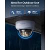 imageREOLINK Duo 3V PoE 16MP UHD DualLens PoE Security Camera with 180 Panoramic Motion Track Color Night Vision Smart Detection 2 Way Talk IK10 VandalProof IP67 Weatherproof No PT Supported