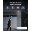 imageREOLINK Duo 3V PoE 16MP UHD DualLens PoE Security Camera with 180 Panoramic Motion Track Color Night Vision Smart Detection 2 Way Talk IK10 VandalProof IP67 Weatherproof No PT Supported